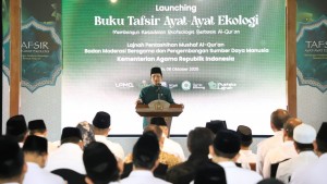 Menag Luncurkan Tafsir Ayat-Ayat Ekologi, Serukan Kesadaran Spiritual Jaga Alam
