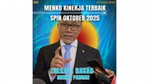 Zulkifli Hasan Raih Predikat Menko Terbaik Versi SPIN, Tagar #MenkoBidangPangan Trending di Twitter