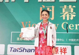 Alhamdulillah, Kris Dayanti Raih Medali Perak di Kejuaraan Wushu Dunia 2025