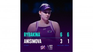 Petenis Cantik Rybakina Sukses Mengawali WTA Final di Riyadh dengan Kalahkan Anisimova, Swiatek Lawan Berikutnya