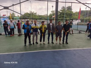 Pengkab Pelti Bekasi Resmikan Lapangan In Door, Tournamen Tenis Antar Club Digelar Meriah