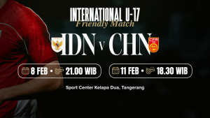 PSSI Resmi Jual Tiket Timnas Indonesia U-17 Versus Tiongkok Mulai Rp50 Ribu