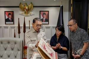 Menteri Kebudayaan dan Svida Alisjahbana Bahas Sinergi Pelestarian Berkelanjutan Candi Borobudur