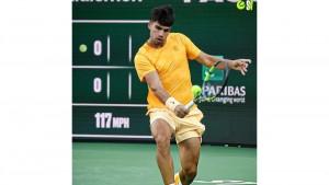 Alcaraz Duel Sengit Lawan Rinderknech di Indian Wells dan Akhirnya Menang Dramatis