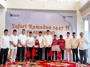 Askrindo Gelar Safari Ramadan 1447 Hijriah, Berbagi Santunan Anak Yatim di Makassar