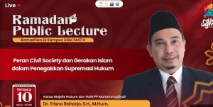 Membangun Supremasi Hukum dari Nilai-Nilai Islam dan Kekuatan Civil Society