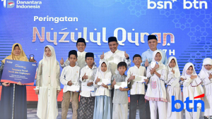 Rayakan Nuzulul Quran, BTN Berbagi Santunan dan Sembako bagi Ribuan Tenaga Pendukung