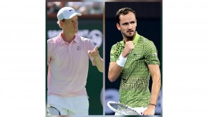 Medvedev Hentikan Keperkasaan Alcaraz di Indian Wells, di Final Ditunggu Sinner Yang Sukses Singkirkan Zverev