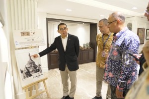 Fadli Zon Dialog dengan Tim Arkeologi India untuk Perkuat Pemugaran Candi Prambanan