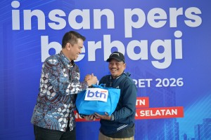Sambut Lebaran, BTN Bersama Wartawan Bagikan 600 Paket Sembako untuk Warga