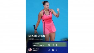 Sabalenka Taklukkan Gauff untuk Raih Gelar Miami Open Kedua Beruntun dan Bawa Hadia Uang 18,4 Miliar