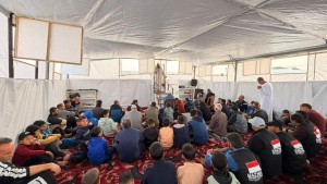 BAZNAS RI Bangun Tiga Masjid Darurat untuk Warga Gaza Palestina