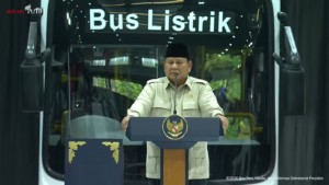 Prabowo Pede Produksi Bus-Truk Listrik RI Melonjak: Yang Bilang Indonesia Gelap, Matanya Burem