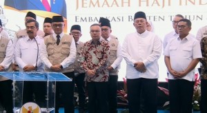 Dasco dan Gus Irfan Lepas 391 Jamaah Haji Banten, Ini Pesan untuk Keluarga di Rumah