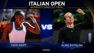 Duel Panas di Final Italia Open: Coco Gauff vs Elina Svitolina Bakal Saling Bunuh Demi Gengsi dan Hadiah 18,5 Milliar