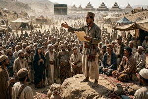 Kisah Piagam Mina Tahun 9 Hijriah: Dekrit Larangan Tawaf Telanjang Kaum Pagan di Kabah