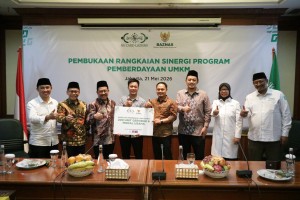 BAZNAS Gandeng LAZISNU Berdayakan UMKM Mustahik di 4 Wilayah, Anggaran Capai Rp2,6 Miliar