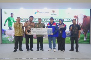 PT Nusantara Regas Salurkan 6 Sapi Limosin ke BAZNAS, Kurban untuk Masyarakat Pesisir