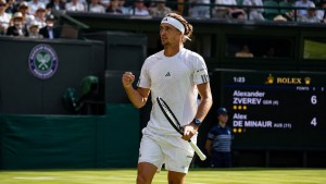 Zverev Dengan Perkasa Tumbangkan Giron di Wimbledon, Fritz vs Bublik Siap Bertemu di Babak Keempat