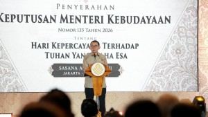 Tanggal 13 Juli Resmi Ditetapkan sebagai Hari Kepercayaan terhadap Tuhan Yang Maha Esa