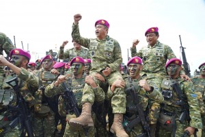 Kasad Dikukuhkan sebagai Warga Kehormatan Korps Marinir TNI AL