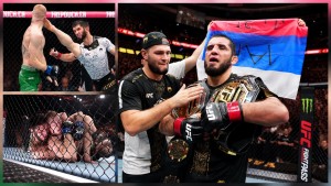 Islam Makhachev Jatuhkan Ian Machado Garry Sebelum Kemenangan Bersejarah di UFC 330