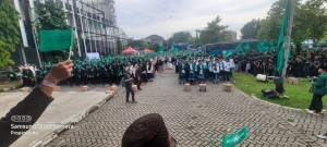 1.200 Pelajar NU Ikuti Kick-Off Hari Santri 2026 di Lamongan