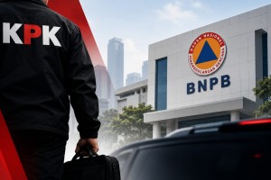 KPK Tetapkan 5 Tersangka Kasus BNPB, dan Ralat Sita Uang Rp3,3 M Bukan Rp1,4 M