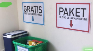 Influencer Ajak Pengikut Bikin Pojok Berbagi ke Kurir dan Ojol