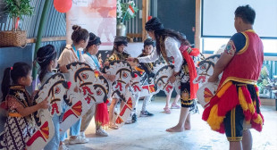 100 Anak Diaspora Indonesia Berlatih Tari Kuda Lumping di Belanda