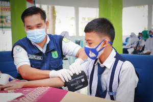 Kabupaten Muba Target 63.350 Pelajar Disuntik Vaksin