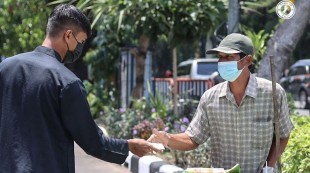 Klub Liga 2 AHHA  PS Pati Berbagi Sedekah Jumat