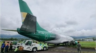 Pesawat Kargo Jayawijaya Air Tergelincir di Bandara Sentani