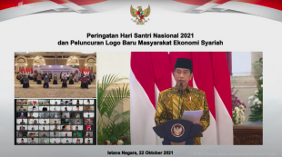 Jokowi Dorong MES Jadi Lokomotif Pengembangan Ekonomi Syariah