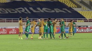 Duel PS Sleman Kontra Bhayangkara FC Berakhir Tanpa Pemenang