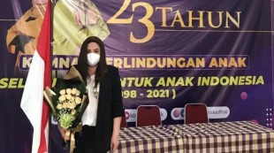 Pemeran Sarah Si Doel Dilantik Jadi Ketua Komnas Perlindungan Anak