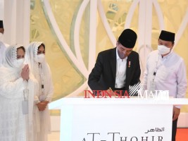 Presiden Harap Masjid At-Thohir Menjadi Sentra Wawasan Keislaman