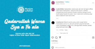 Kajian Asatidzah Muslim Life Fair Batal, Pameran UMKM tetap Jalan