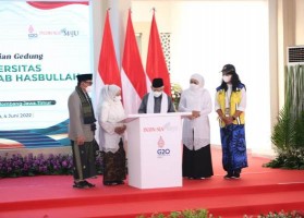 Wapres Resmikan Pembangunan Universitas KH Wahab Hasbullah