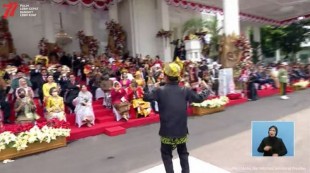 Farel Prayoga Goyang Istana Merdeka dengan Lagu Ojo Dibandingke