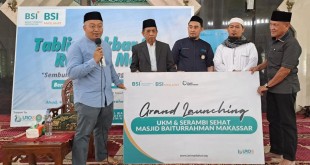 BSI Luncurkan Serambi Sehat Masjid Baiturrahman Makassar
