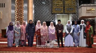 Istri PM Malaysia Ajak Terapkan Islam dalam Keseharian Saat Kunjungi Istiqal
