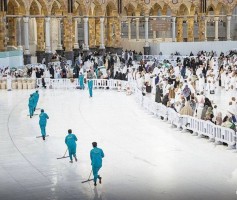 Saudi Siapkan Layanan Keselamatan Jamaah saat Hujan di Masjidil Haram