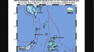 BMKG Sebut Gempa M 7,1 di Melonguane Tak Berpotensi Tsunami