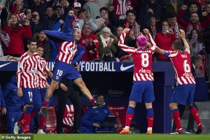 Momen Langka, Winger Atletico Madrid Cetak Gol dari Bangku Cadangan