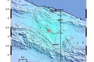 Gempa Bumi M5.5 Guncang Keerom Papua