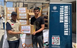 Muhammadiyah Salurkan Daging Qurbanmu ke Pengungsi Palestina di Yordania