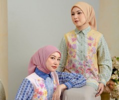 Brand Fesyen Muslim Greisy Padukan Motif Bunga dan Pita di Koleksi Terbaru