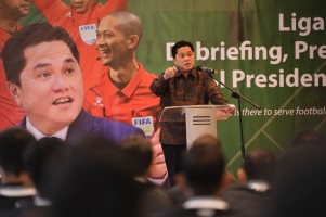 Perangi Mafia Bola di Liga 2 Pesan Erick Thohir kepada Wasit: Kalau Ada yang Intimidasi Kalian Laporkan ke Saya