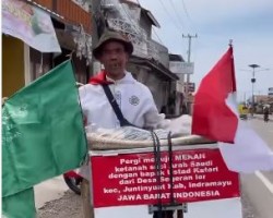 Ustaz Katori, Lansia Asal Indramayu Nekat ke Tanah Suci Naik Sepeda Onthel